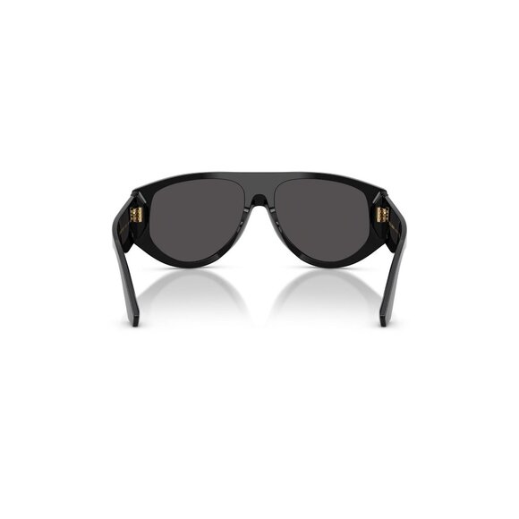 New Dolce & Gabbana Black Aviator DG4499 501/87 Sunglasses Women - Picture 5 of 6